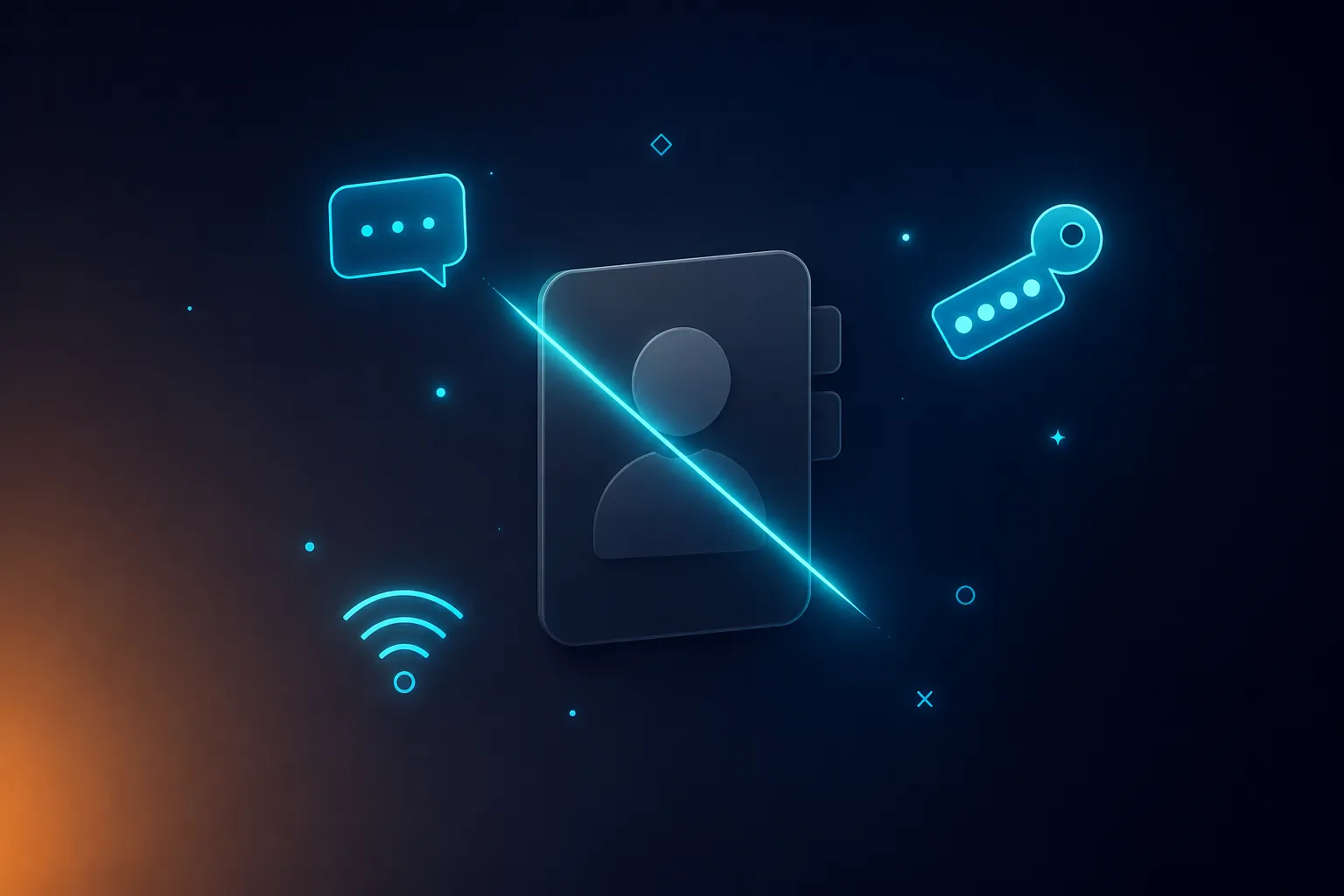 Skipping the contact list when you share text without saving contact details