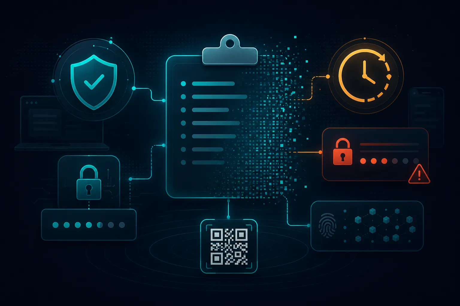 Online clipboard security features and automatic text expiry