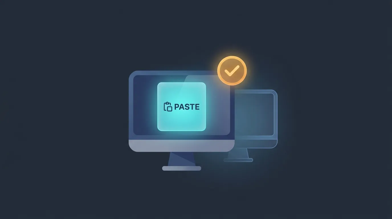 : Illustration of public computer text sharing leaving no trace behind