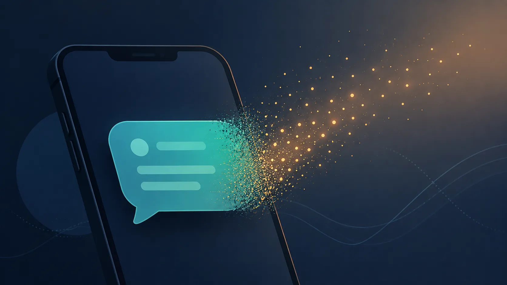 Self destructing text message disappearing automatically after being read once