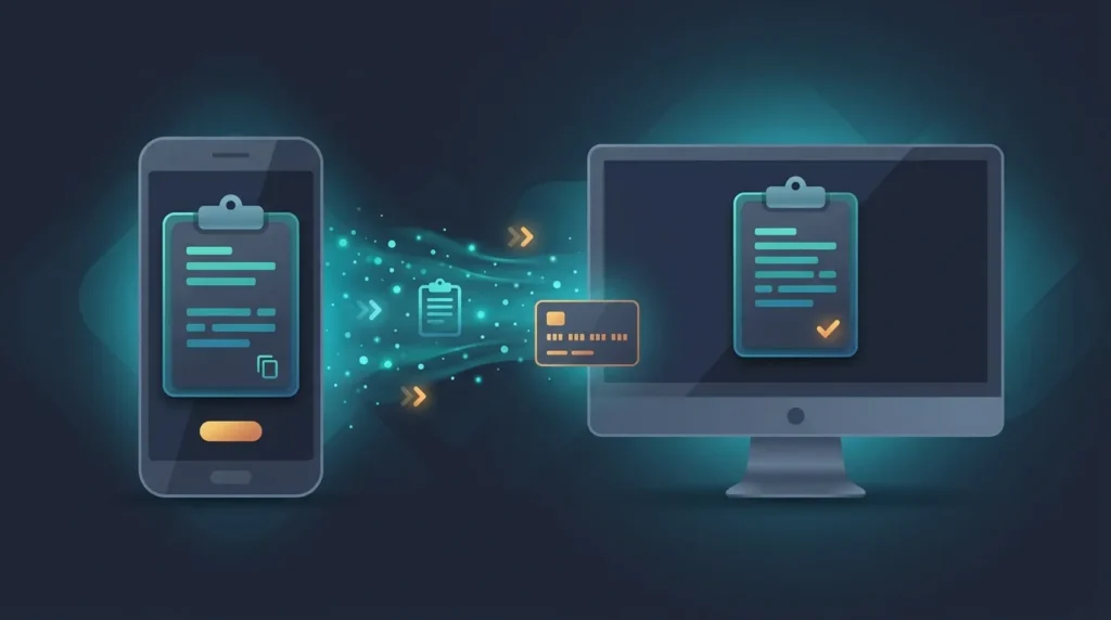 Send text from Android to PC using an online clipboard