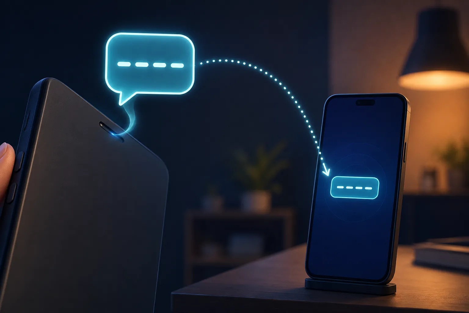 Share text during a call by reading a PIN aloud while talking on the phone
