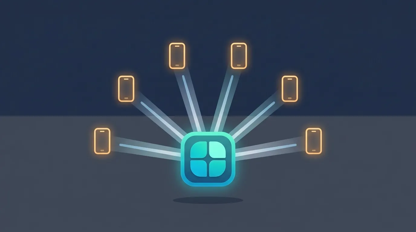 A single PIN used to share text with a group of people